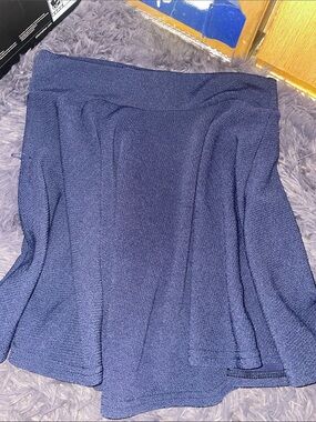 Classic Navy Circle Skirt - Women's Skater Style